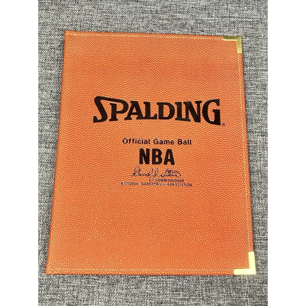 Spalding Official NBA Game Ball Portfolio/Folder/Notebook Composite Basketball